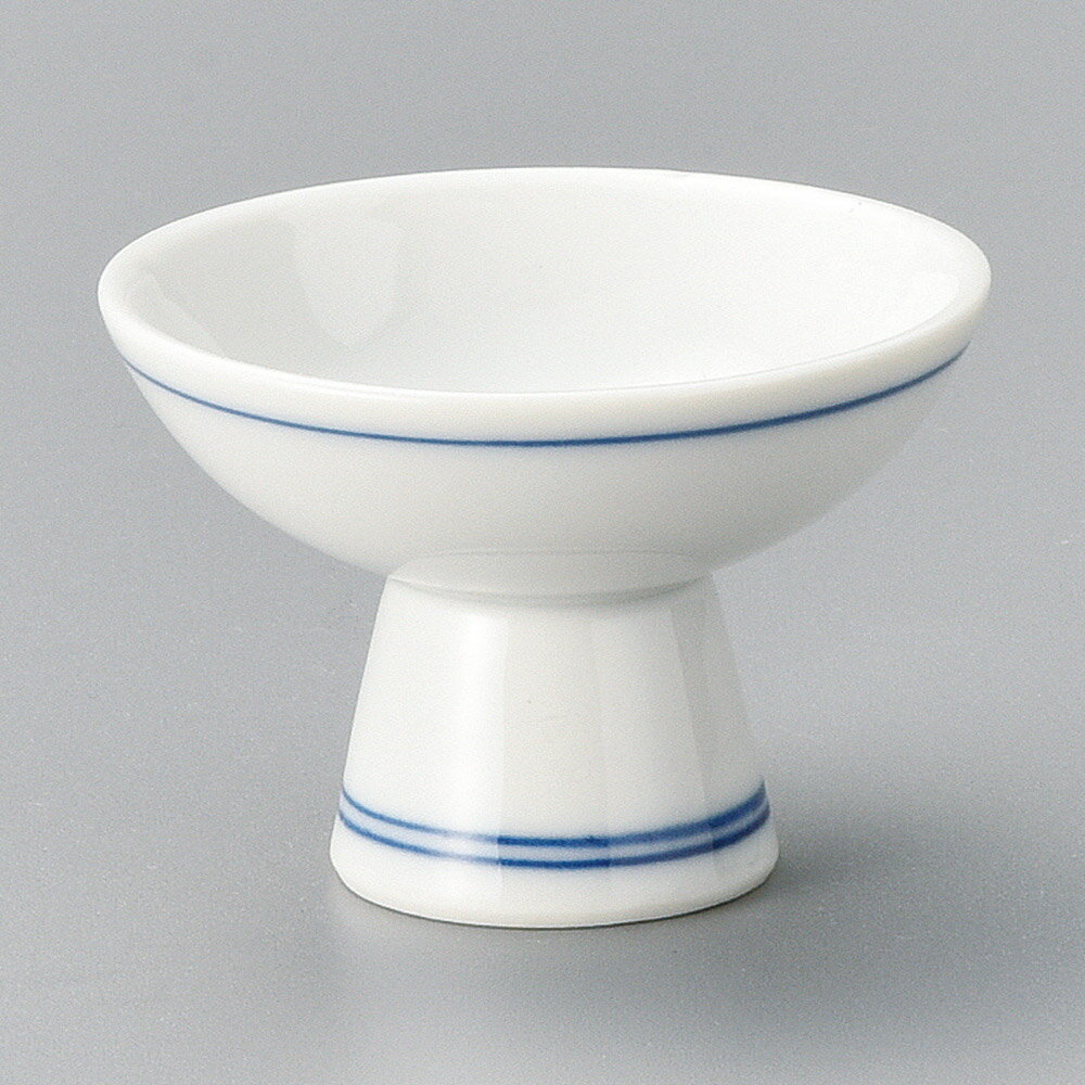 呉須線引 高台盃5.6x3.8cm 約35cc 日本酒 どぶろく 焼酎 吟醸酒をもっと愉しむおちょこ さかづき 平盃 千代口家呑み 晩酌はお気に入りの器で
