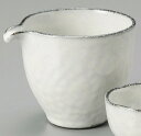 黒陶粉引 片口冷酒器 270cc 土物 10.8x9x8.6cm 涼しげな白釉の 片口酒器日本製 家呑み 晩酌に 贈り物に プレゼントに日本酒 どぶろく 梅酒 ...