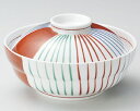 14.5cm 赤間取十草 平蓋向 14.4x8cm 日本製 蓋付盛り鉢 煮物鉢 蓋碗
