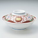 華陽紋 8.0 骨蒸 25x12cm 日本製平型碗 煮物碗 蓋もの 蒸し碗 蓋物