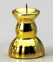 6cm 金吹 ろうそく立 小日本製 神具 仏具 葬祭用具が特別価格湯呑 仏花 榊立 飯器 水玉 ローソク立て かわらけ 瓶子 神皿 高月