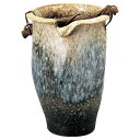 信楽 白窯手桶 50cm 傘立 33x30x50cm 日本製和風傘たて 玄関の花生け 花木の花器 アートフラワーに