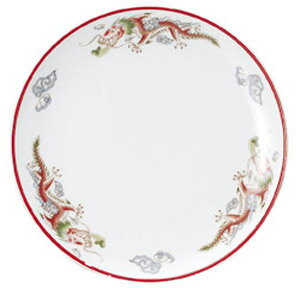 Rakuten - 萬漢龍 20cm 取皿 (白磁朱巻き) 中華食器