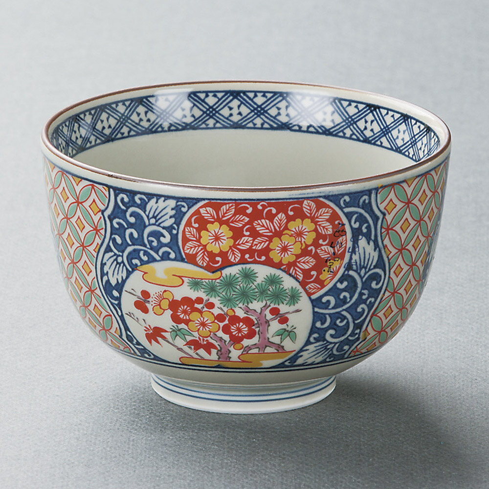伊万里色絵十錦手火鉢 / Imari Polychrome Hibachi - OKURA