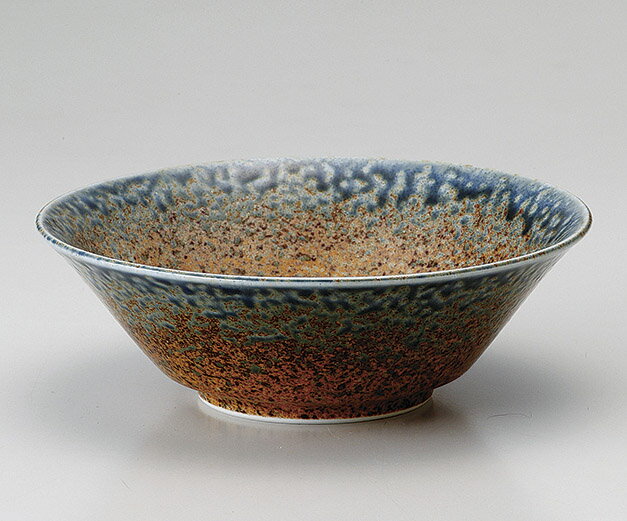 藍流砂 19.5cm ラーメン丼19.5x6.5cm 日本製 業務用食器