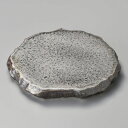 孔雀釉 21cm ロックプレート日本製 21.5x4cm オードブル皿 変形皿 高台皿懐石 前菜 刺身 向付 デザート(3)