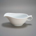 白磁 400cc グレビーボート L16.8xS9.8x7cm 約400ccカレー ソース シチュー グレービーソース容器 欧風カレー インド料理 専門店の業務用食器 日本製