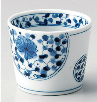 200cc 花伊万里 蕎麦猪口日本製 そば猪口 そば懐石用品アイスクリーム 甘味 ミニパフェ おしるこを和カフェ風に小鉢 煮物碗 小附け 先出にもデザートカップや ドリンクカップとしても使える多目的なうつわ