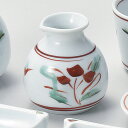 手描 赤絵吉祥 蕎麦徳利 7.8cmx8cm日本製 そば徳利 蕎麦懐石用品