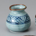 古染網代 1合 蕎麦徳利8x8cm 約200cc 日本製 そば徳利 そば懐石用品だし入れ つゆいれ ソバつゆ容器