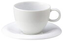 アルテ 210cc コーヒーカップ&ソーサー日本製 特白磁洗練されたデザイン おしゃれな白い食器
