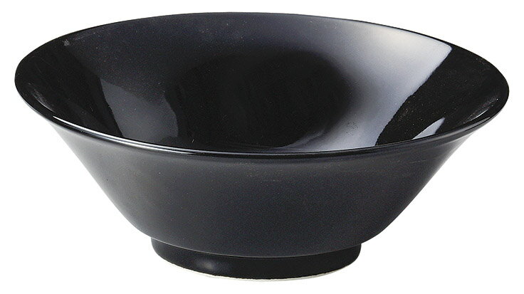 黒釉 21cm 6.8 切立丼21.2x7.7cm 1160cc シンプルな黒い中華食器 基本のどんぶり日本製