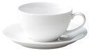 強化セラミック スーパーライト 230cc 紅茶カップ&ソーサー( 軽量白磁 )レンジ可 食洗機可軽くて丈夫な強化食器シンプルなデザイン 無駄のない使いやすい形...
