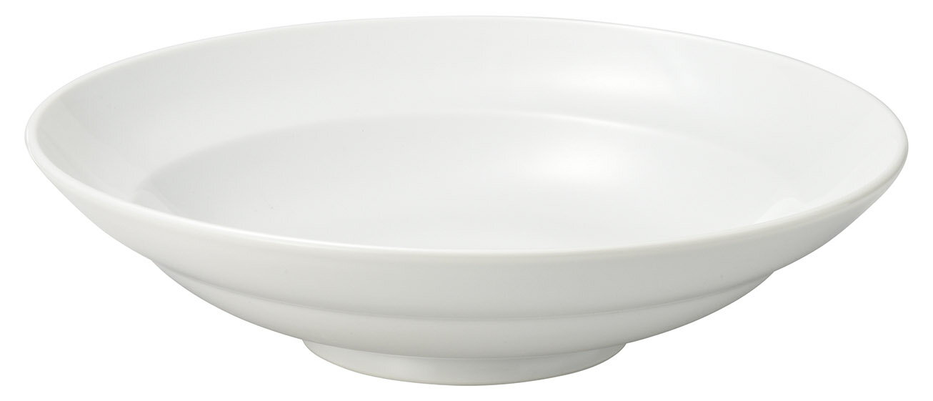 Rakuten - 彩白saihaku 30cm 尺大鉢　29.5x7.4cm　日本製モダンデザインの蕎麦食器シリーズ