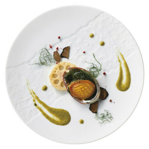 フレンチ 27cm chigiriディナー皿　日本製　美濃焼　27.5x2.2cm　のサムネイル