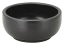 直火OK 陶製 16.5cm 黒マット釉 ビビンバ鍋 16.5cmx7.9cm 1130cc高温調理は安心の日本製で直火で使える 耐熱陶器製 ピビンバボウル