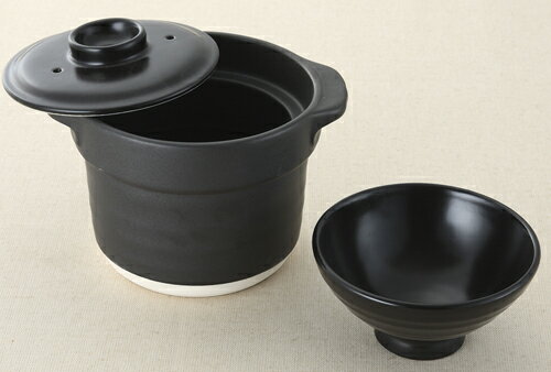 卓上1合炊飯土鍋セット 黒 簡単 手間なし 火加減不要の固形燃料炊飯鍋ガス 電気いらず 災害時 非常用にも! 災害対策 防災用品一合(中蓋付)炊飯鍋+耐熱コンロ通販格安セール情報 楽天 通販