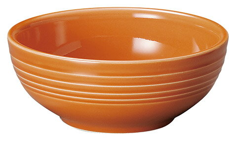 オービット オレンジ 10cm ボウル 10.2x4.1cm日本製 美濃焼厚口の業務用カフェ ダイナー タパス食器