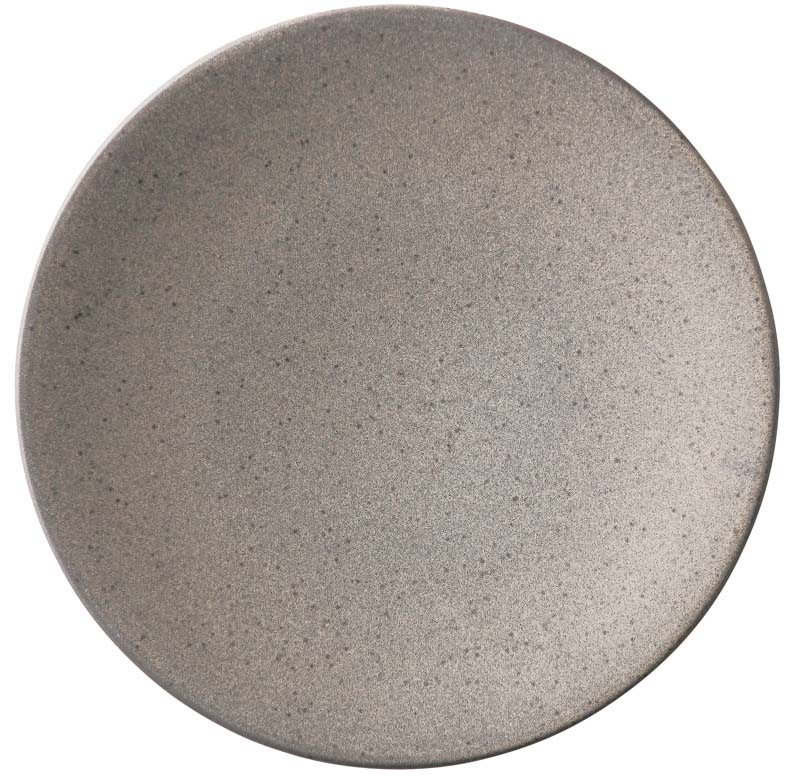 アステカ グレー結晶 27.5cm ディナープレート 27.7x2.7cm 日本製シンプルで無駄のない形状 ニュアンスカラー 端正なフレンチアラカルトプレート