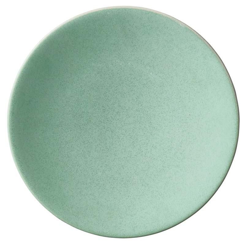 アステカ ベルベットグリーン 27.5cm ディナープレート 27.7x2.7cm 日本製シンプルで無駄のない形状 端正なフレンチアラカルトプレート