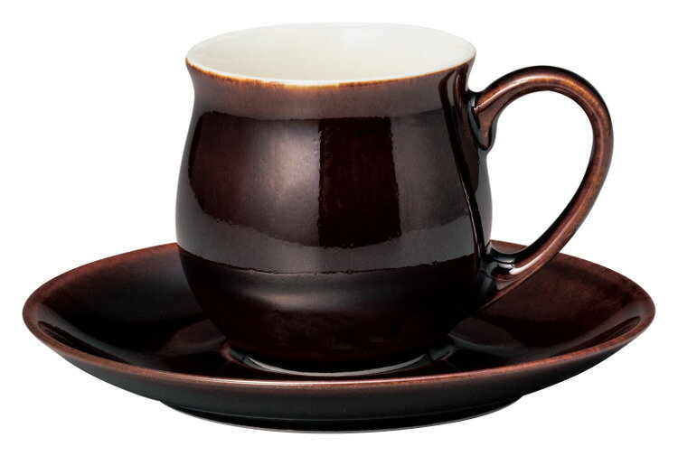 香りを愉しむ。パルファムA 195cc コーヒーカップ&ソーサー ガーネット カフェ＆コーヒー専門店向きの業務用食器日本製 口径7.5cm 皿径15.2cm