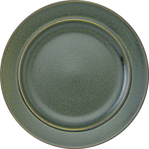 モンタナ 27cm ディナープレート グリーン 27.3x2.4cm ID20.5cm 温かみのある風合いのベーシックなアラカルト食器シリーズ 日本製