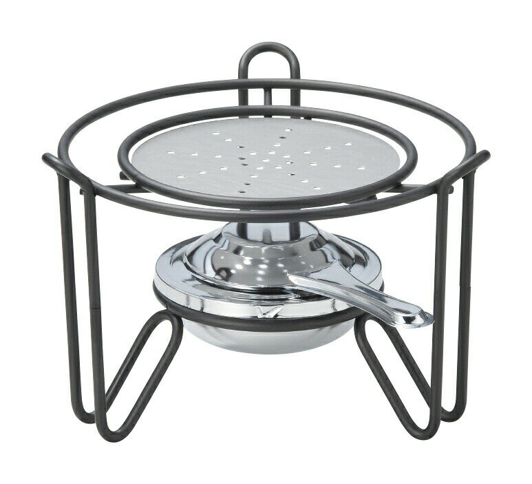 ワイヤー型 ウォーマーセット (アルコール燃料用) 18x17x12.4cm