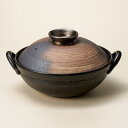 萬古焼 金彩 6号 直火用 土鍋23x19.5x11.5cm 身高さ7cm 約800cc 日本製