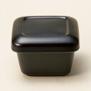 萬古焼 黒釉 飯櫃 二合用 16x16x11cm 毎日のご飯に 日本製
