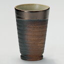萬古焼 金彩 ビアカップ 8.7x12.3cm 約340cc 生ビール ピルスナー ビアカクテル 芋焼酎日本製の逸品