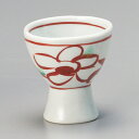 赤絵花絵 高台盃 6.5x6.6cm 家呑み 晩酌はお気に入りの器で 日本製