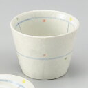 三彩みずたま 蕎麦猪口8.5x6.3cm 180cc そば猪口 蕎麦懐石用品だし入れ つゆいれ そば千代口アイスクリーム 甘味 ミニパフェ おしるこを和カフェ風に小鉢 煮物碗 小附 先出にも 日本製