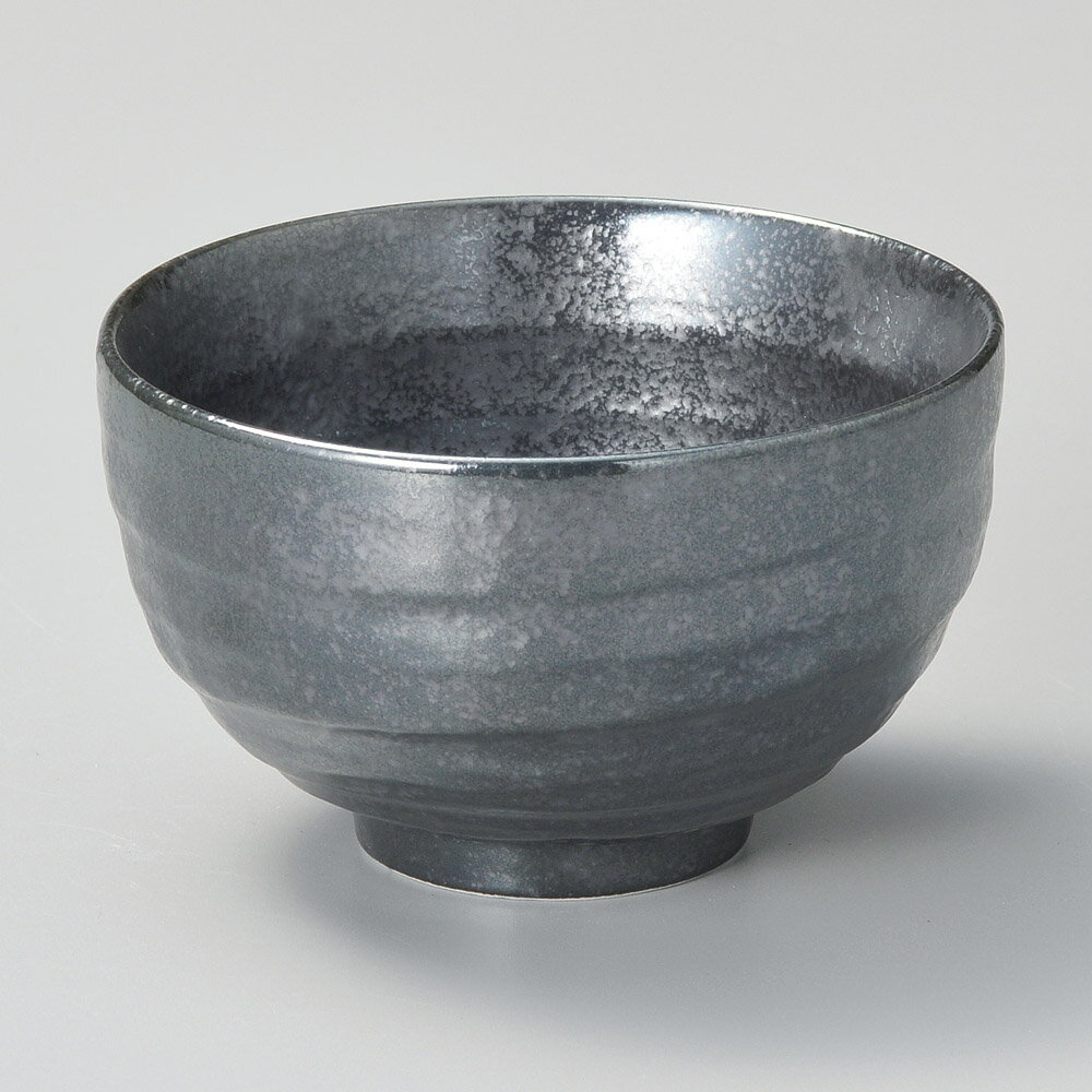 銀彩釉 13cm 小丼 多用碗 　13x8cm 日本製