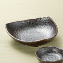 黒油滴 16cm 刺身鉢 と 三つ足小鉢 鉢16x16.5x5.5cm 醤油皿9.2x2.8cm オードブル 向付 刺身盛 寿司 突出 さしみ鉢と小皿のセット...