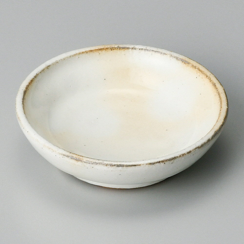 白粉引6.5cm豆皿6.8x1.9...