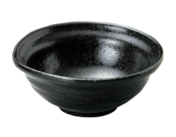 Rakuten - 柚子黒釉 14cm 4.5玉割 呑水なぶり鉢 13.7X13.2x5.3cm 約300cc　 鍋用小鉢 取鉢 煮物碗 銘々鉢 小ぶりボウル　日本製