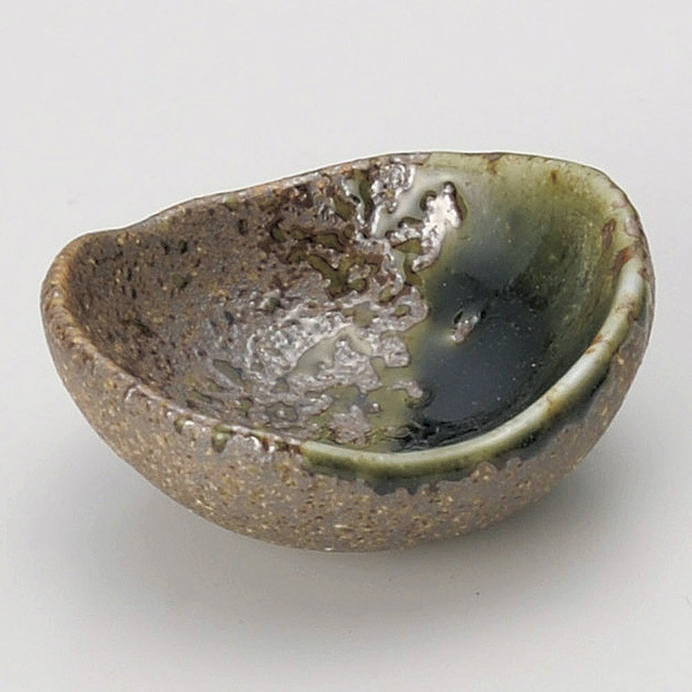 6cm 伊賀おりべ 楕円珍味薬味 塩 スパイス 味噌 からし しょうゆ 香の物和の豆鉢 ミニ鉢