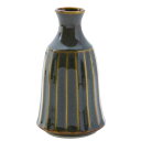霞 1合徳利 藍色口径3.1x6.9x12cm 約165cc 日本酒 どぶろく 焼酎 吟醸酒をもっと愉しむ日本製