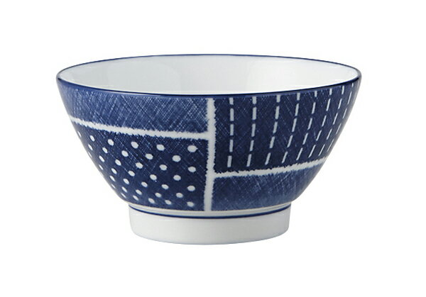 藍針子 12cm 多用丼 大き目茶碗 12.3cmx6.5cm 400cc和モダンテイストのおもてなしスタイル日本製 美濃焼贅沢な創作懐石からおしゃれな古民家カフェまで