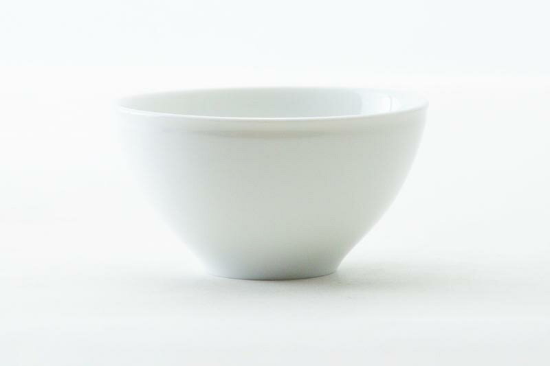 花白虎 12cm 飯碗 12.3x6.4cm 370cc雅な白の釉薬 重厚な質感日本製