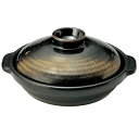金華 10号 団らん 浅口土鍋35.3x31.8x18.2cm 3000cc 日本製 美濃焼