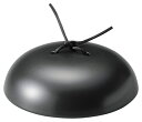 【蓋】耐熱鍋/陶板用 の13.5cm 蓋 黒マット (5.5陶板/5.5鍋対応) 小13.3x4.3cm 日本製