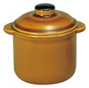 レンジメイト 9cm 蓋付スフレ & ココット 10.8x8.9x10.3cm 300ccレトロであたたかなアメ茶釉 日本製 レンジ&オーブン食器