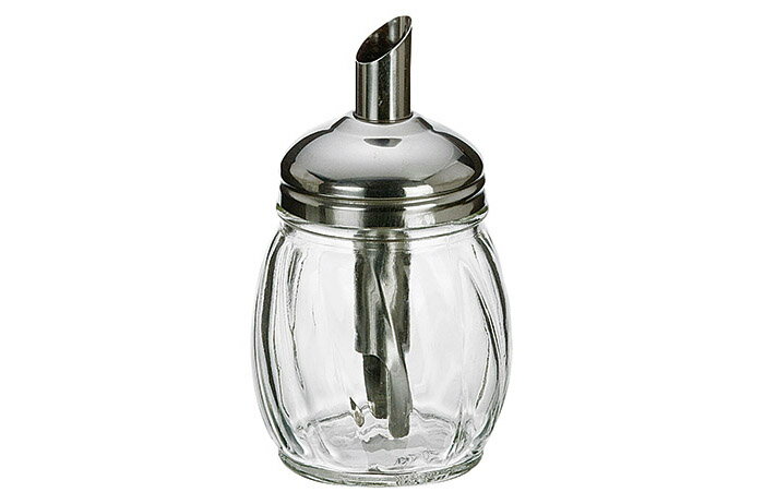 ステンレス 樽型 シュガー ディスペンサ 7x12.5cm 140cc 輸入品