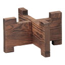 サーバー用 木台 (小サイズ焼酎サーバー用) 14.7x14.7x10.8cm 業務用