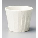 切立削ぎ 陶製 フリーカップ 白 8.5x7cm 約220cc 焼酎 酎ハイ 梅酒 水割り フリーカップ ドリンクカップ 湯呑 和スイーツ 日本製