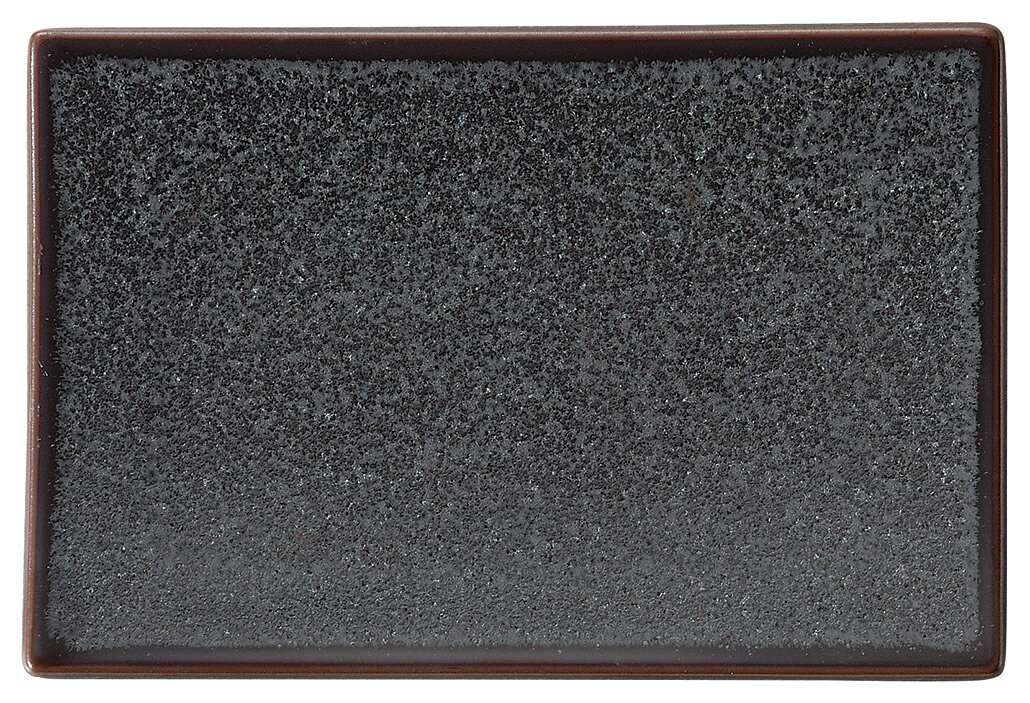 Rakuten - 悠玄 21cm アミューズ & 焼き物角皿21x14x2.2cm　落ち着いだ色調の結晶釉　シンプルモダンの美 和x洋デザインシリーズ日本製 蕎麦懐石食器