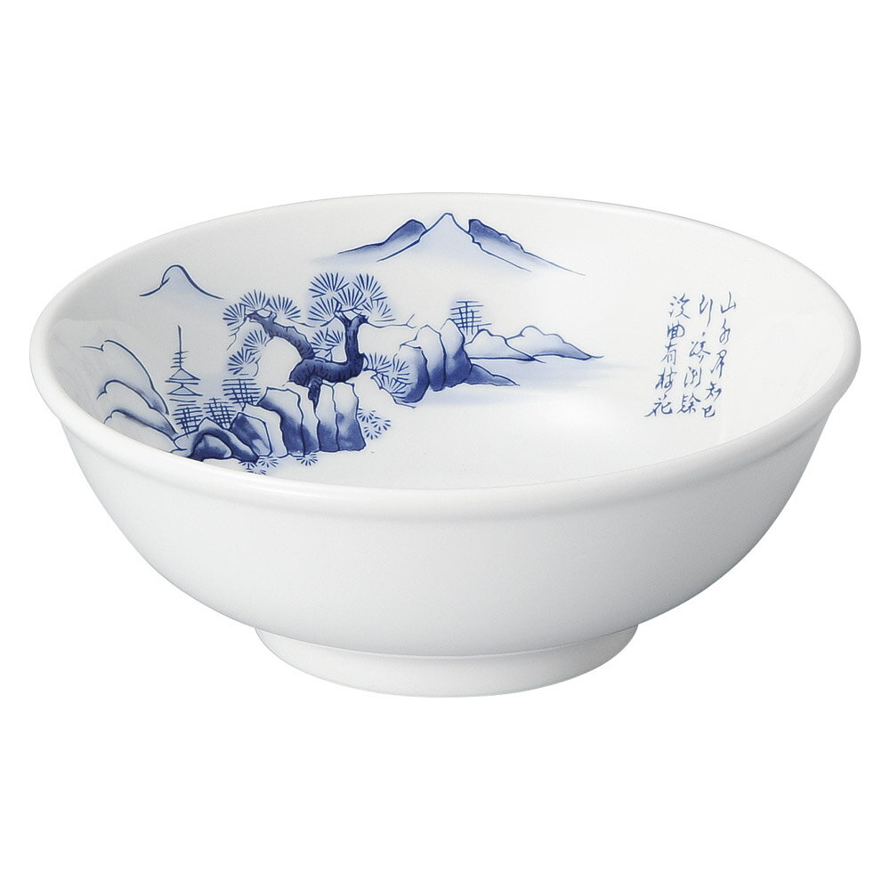 Rakuten - 渓山水 20cm 玉丼19.8x7.5cm 日本製 美濃焼 中華食器シンプルな中華食器ラーメン 天津飯 中華飯 中華めん から揚げ丼 ソースかつ丼