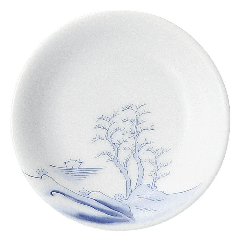 Other - 渓山水 10cm しょうゆ皿 10x2cm 日本製