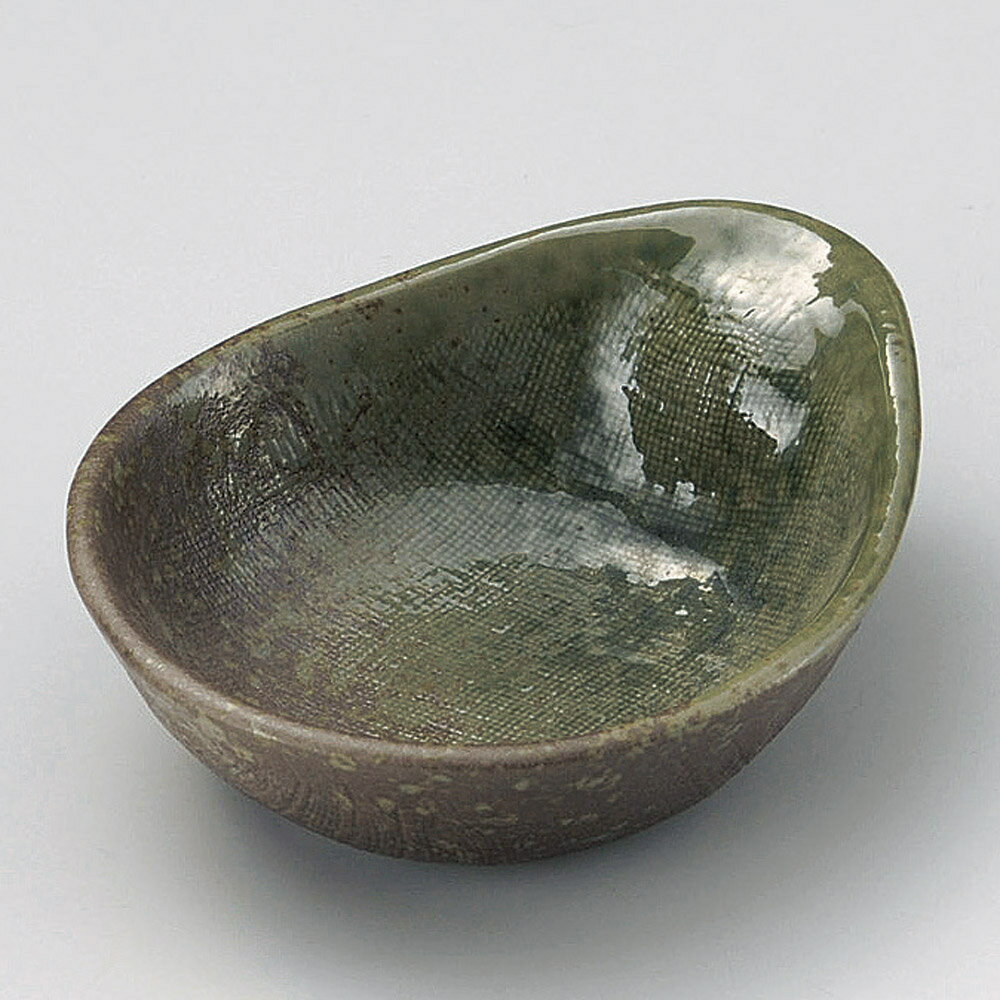 Mino Ware - 10cm 南蛮織部掛 呑水小鉢